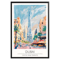 Dubai UAE Travel Poster - GroovyGrove