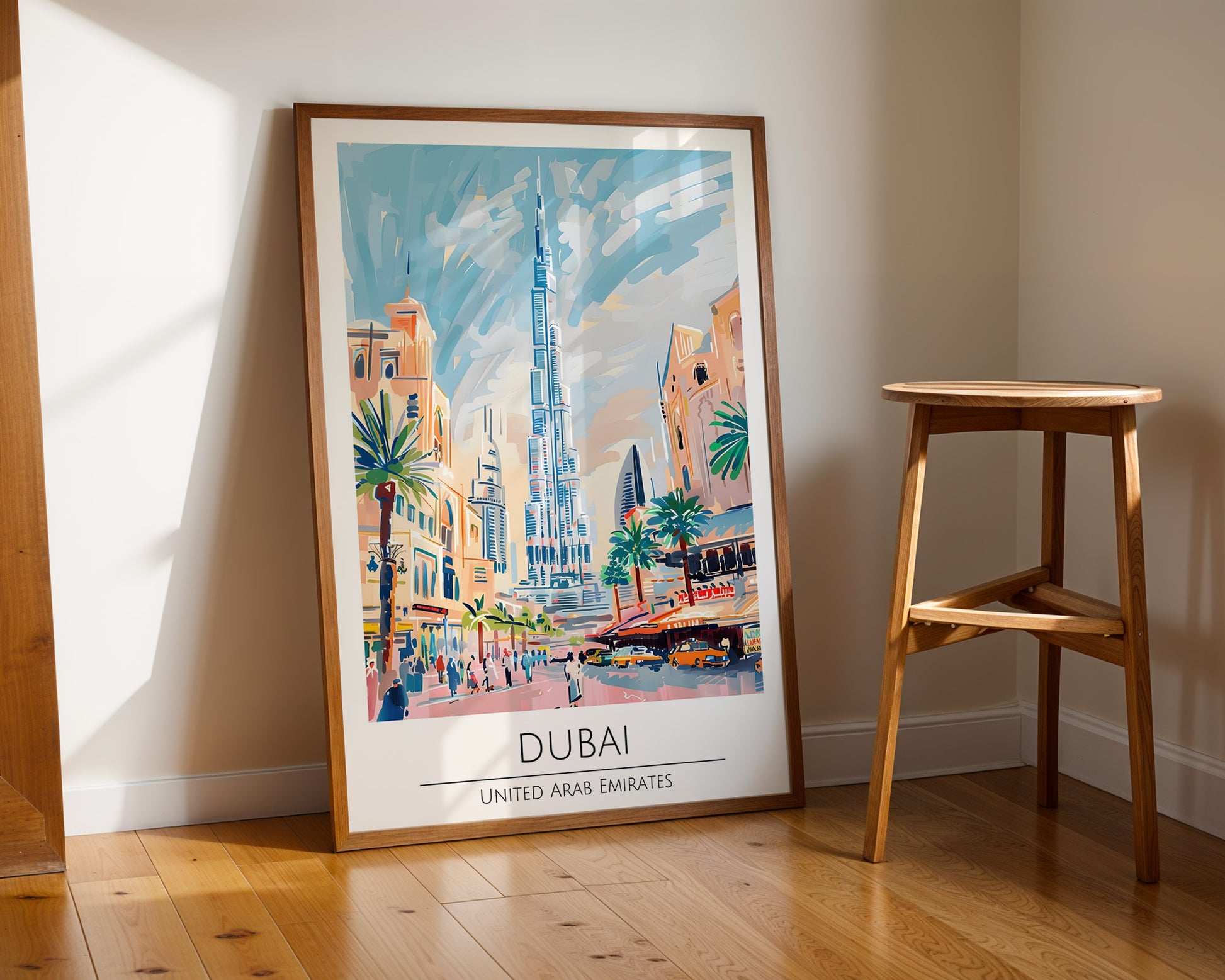 Dubai UAE Travel Poster - GroovyGrove