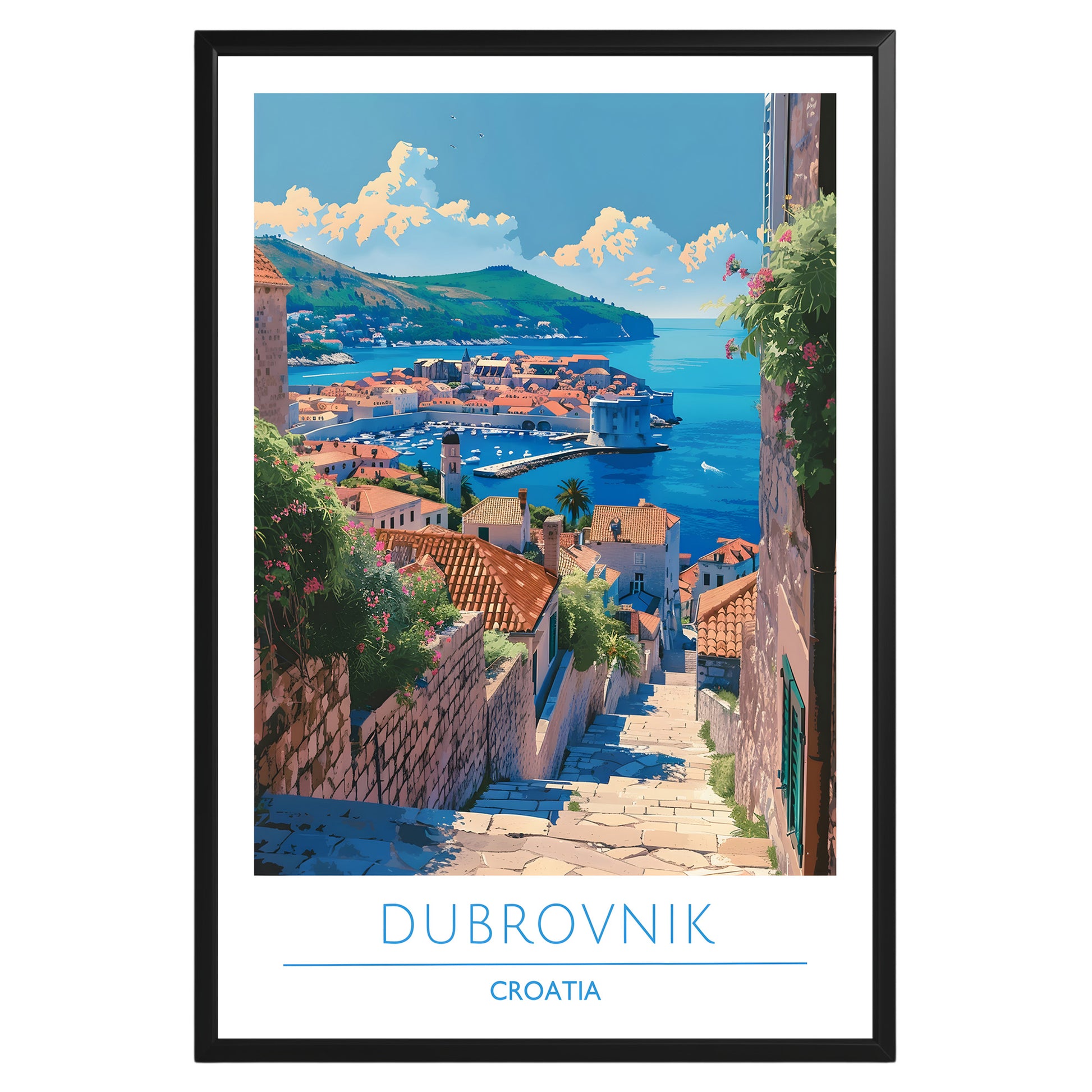 Dubrovnik Croatia Poster - GroovyGrove