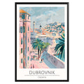 Dubrovnik Croatia Travel Poster - GroovyGrove