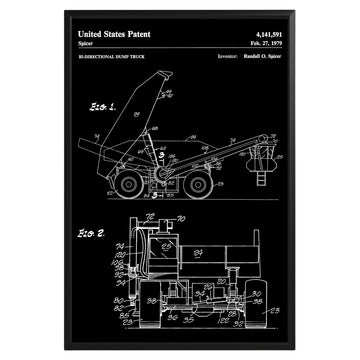 Dump Truck 1979 Patent Poster - GroovyGrove