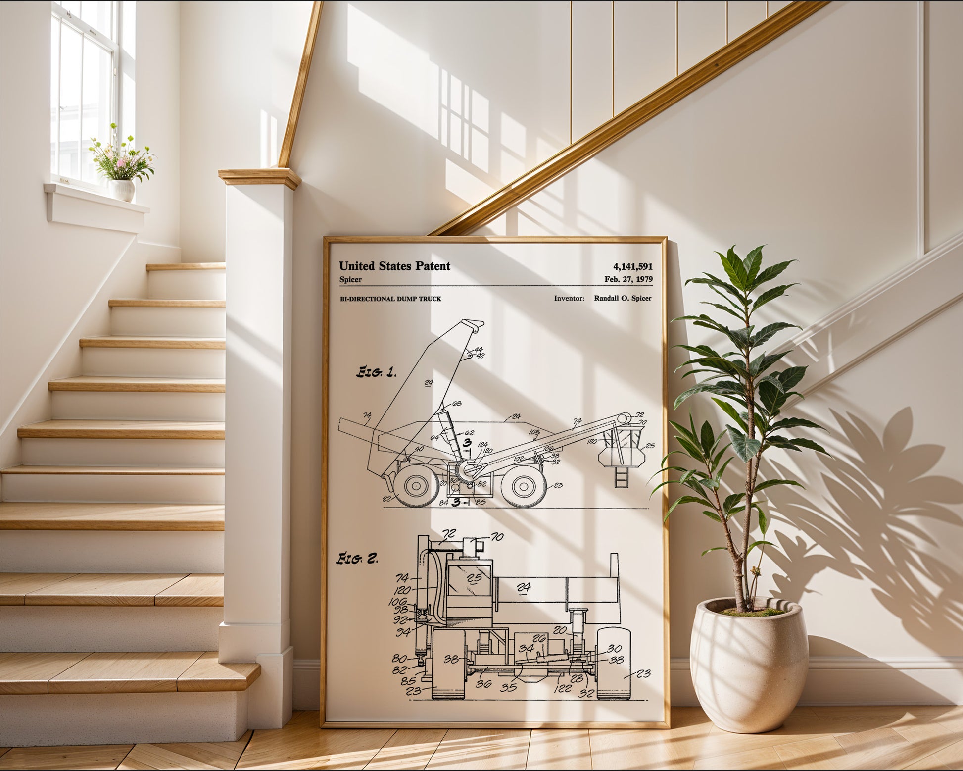 Dump Truck 1979 Patent Poster - GroovyGrove