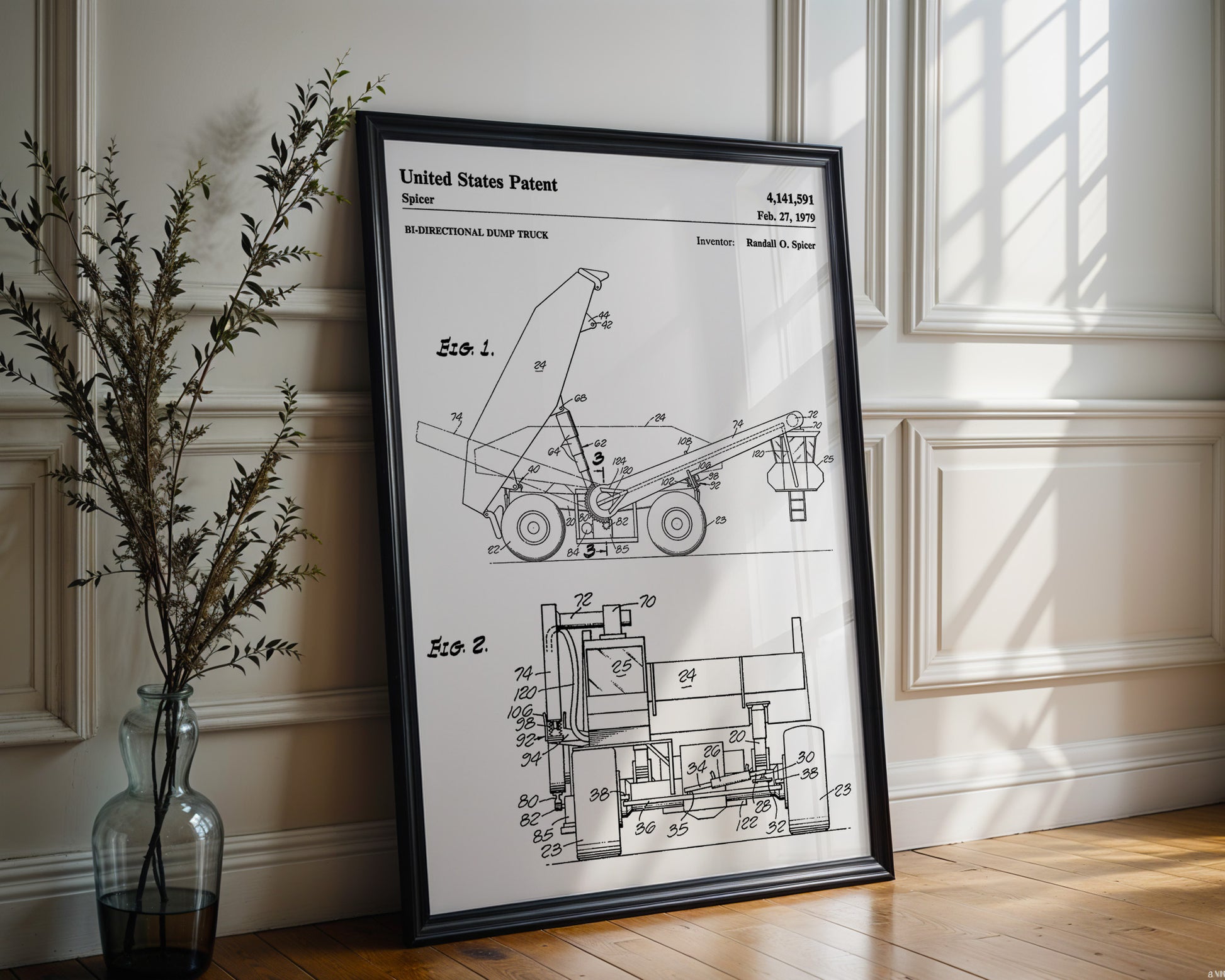 Dump Truck 1979 Patent Poster - GroovyGrove