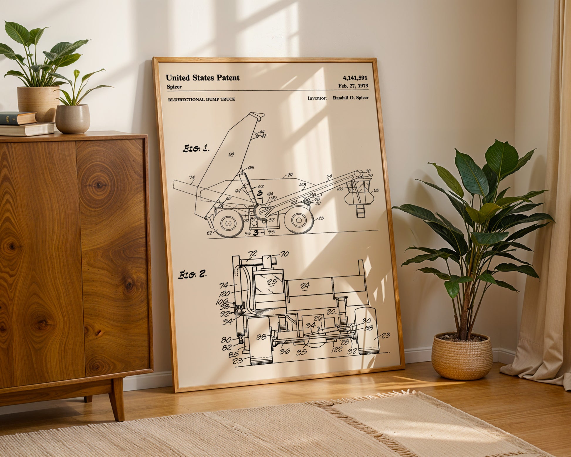 Dump Truck 1979 Patent Poster - GroovyGrove