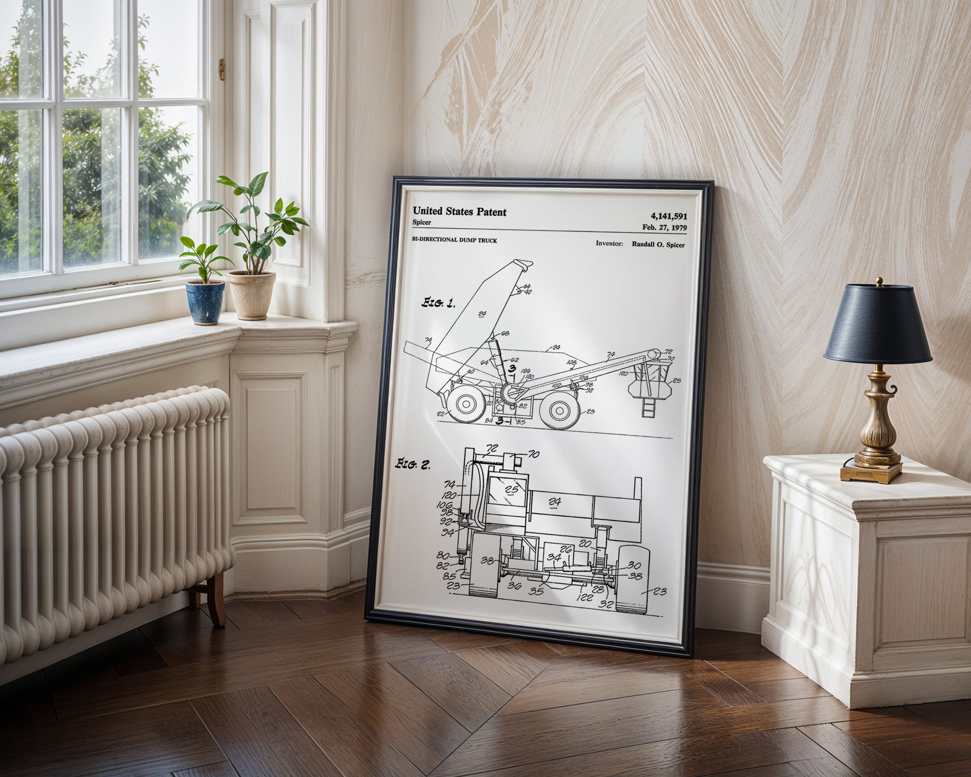 Dump Truck 1979 Patent Poster - GroovyGrove