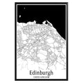 Edinburgh United Kingdom City Map Poster - GroovyGrove