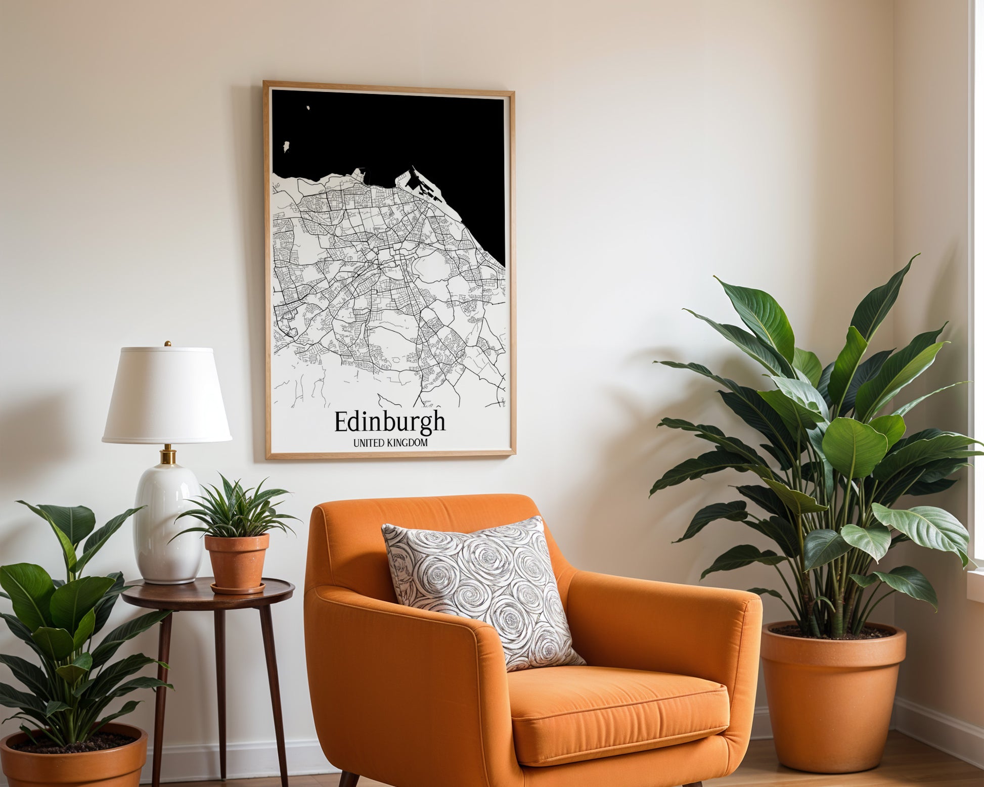 Edinburgh United Kingdom City Map Poster - GroovyGrove