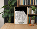 Edinburgh United Kingdom City Map Poster - GroovyGrove