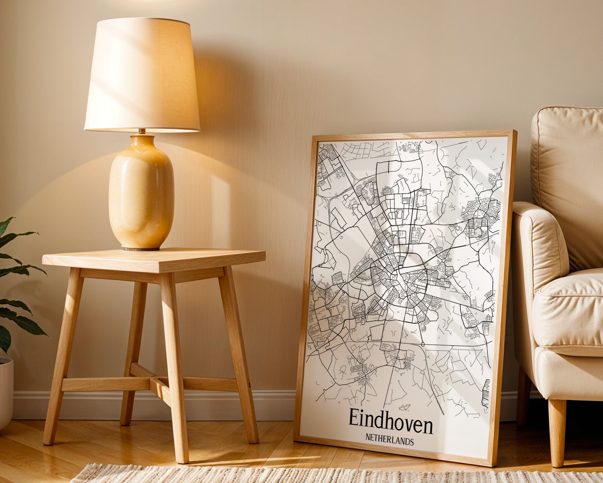 Eindhoven Netherlands City Map Poster - GroovyGrove