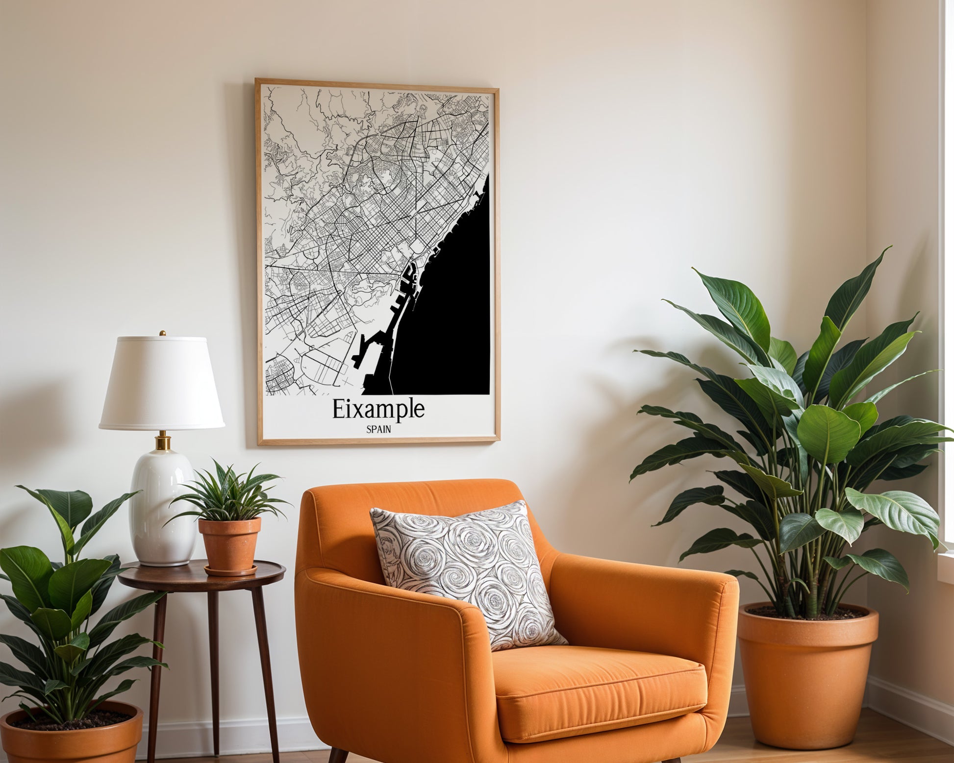 Eixample Spain City Map Poster - GroovyGrove