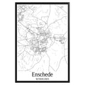 Enschede Netherlands City Map Poster - GroovyGrove