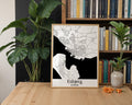 Esbjerg Denmark City Map Poster - GroovyGrove