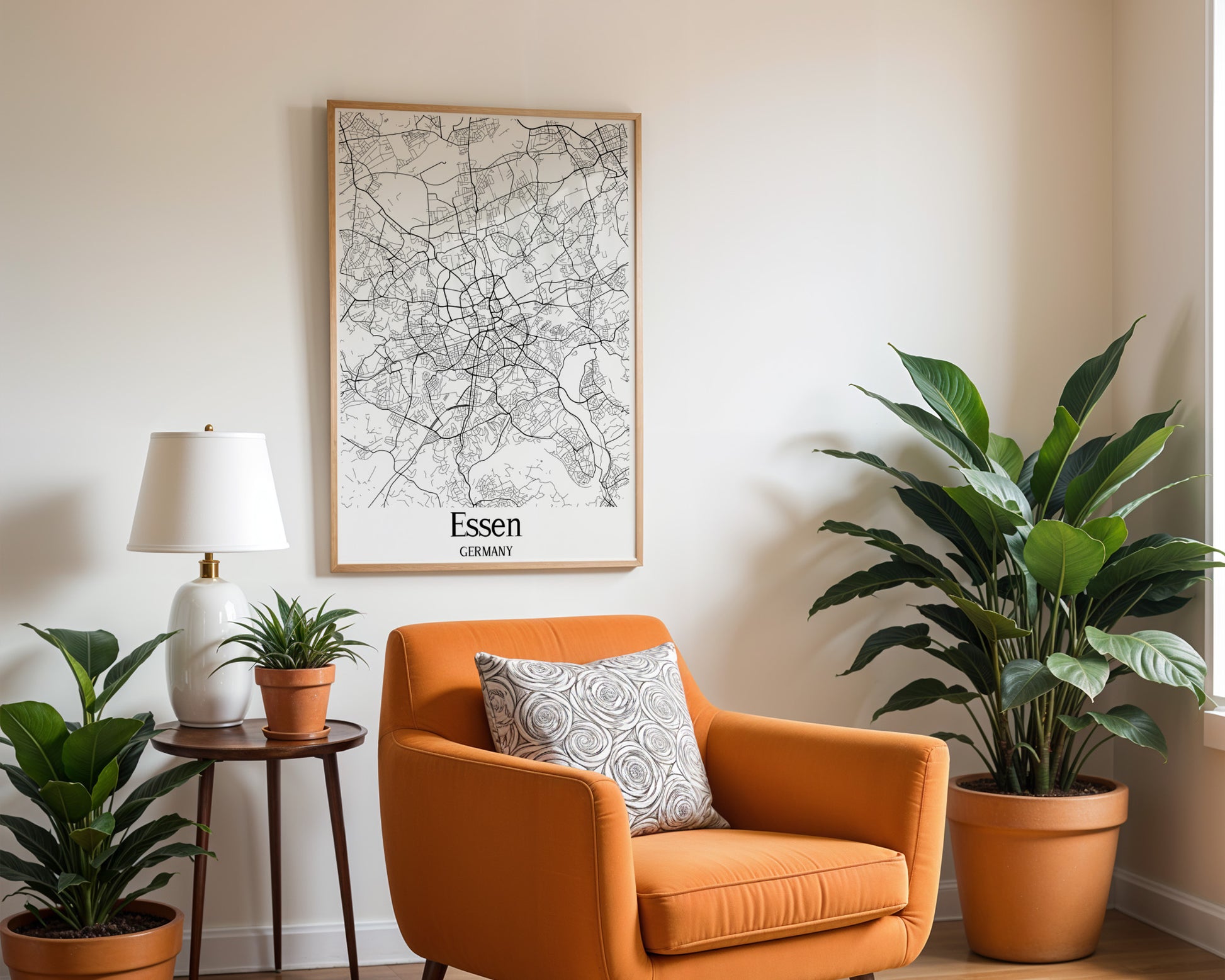 Essen Germany City Map Poster - GroovyGrove