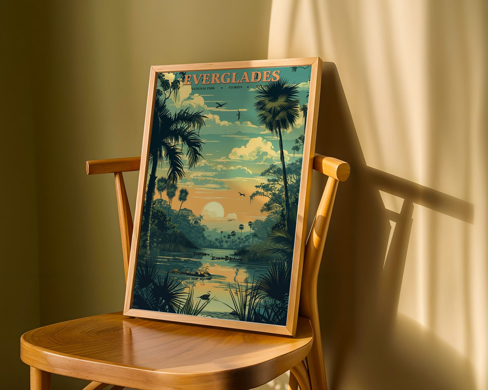 Everglades National Park Vintage Poster - GroovyGrove