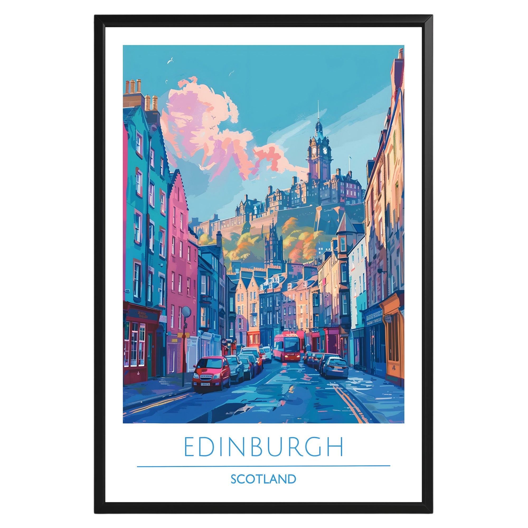 Edinburgh Scotland Poster - GroovyGrove