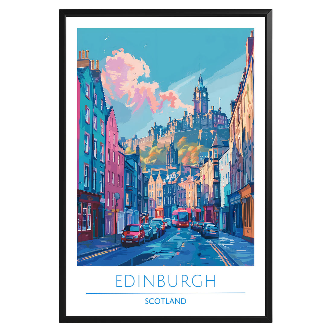 Edinburgh Scotland Poster - GroovyGrove