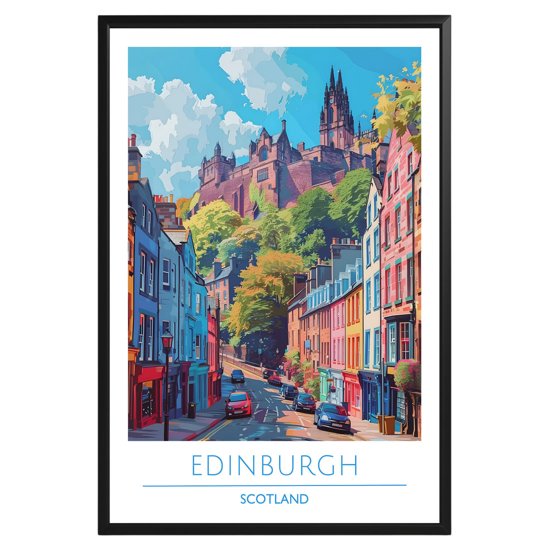 Edinburgh Scotland Poster - GroovyGrove