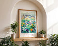 Edinburgh Scotland Flower Market Poster - GroovyGrove