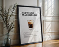 Espresso Macchiato Coffee Recipe Poster - GroovyGrove