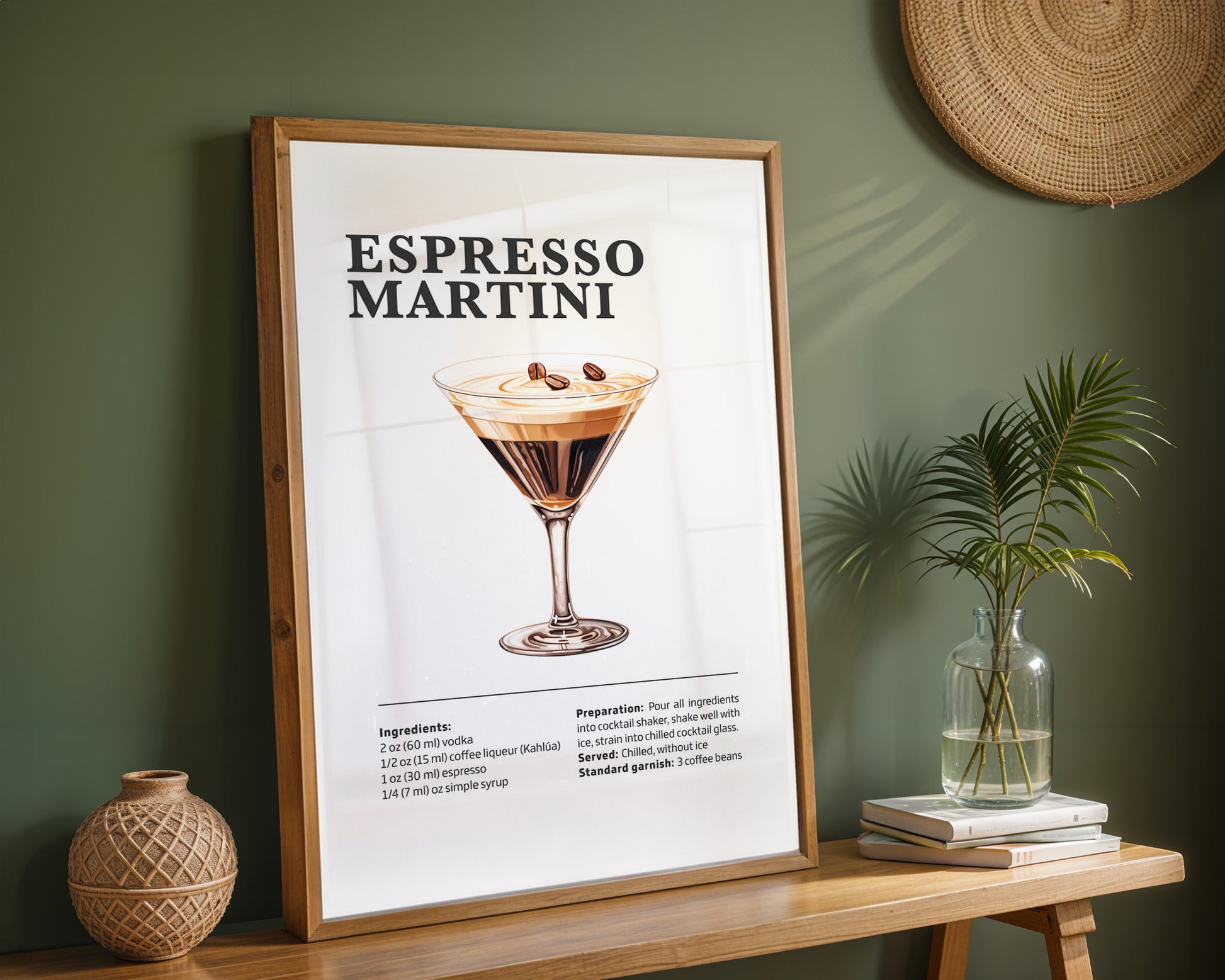 Espresso Martini Coffee Recipe Poster - GroovyGrove