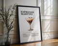 Espresso Martini Coffee Recipe Poster - GroovyGrove