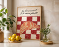 Un Croissant S'il Vous Plait Poster - GroovyGrove