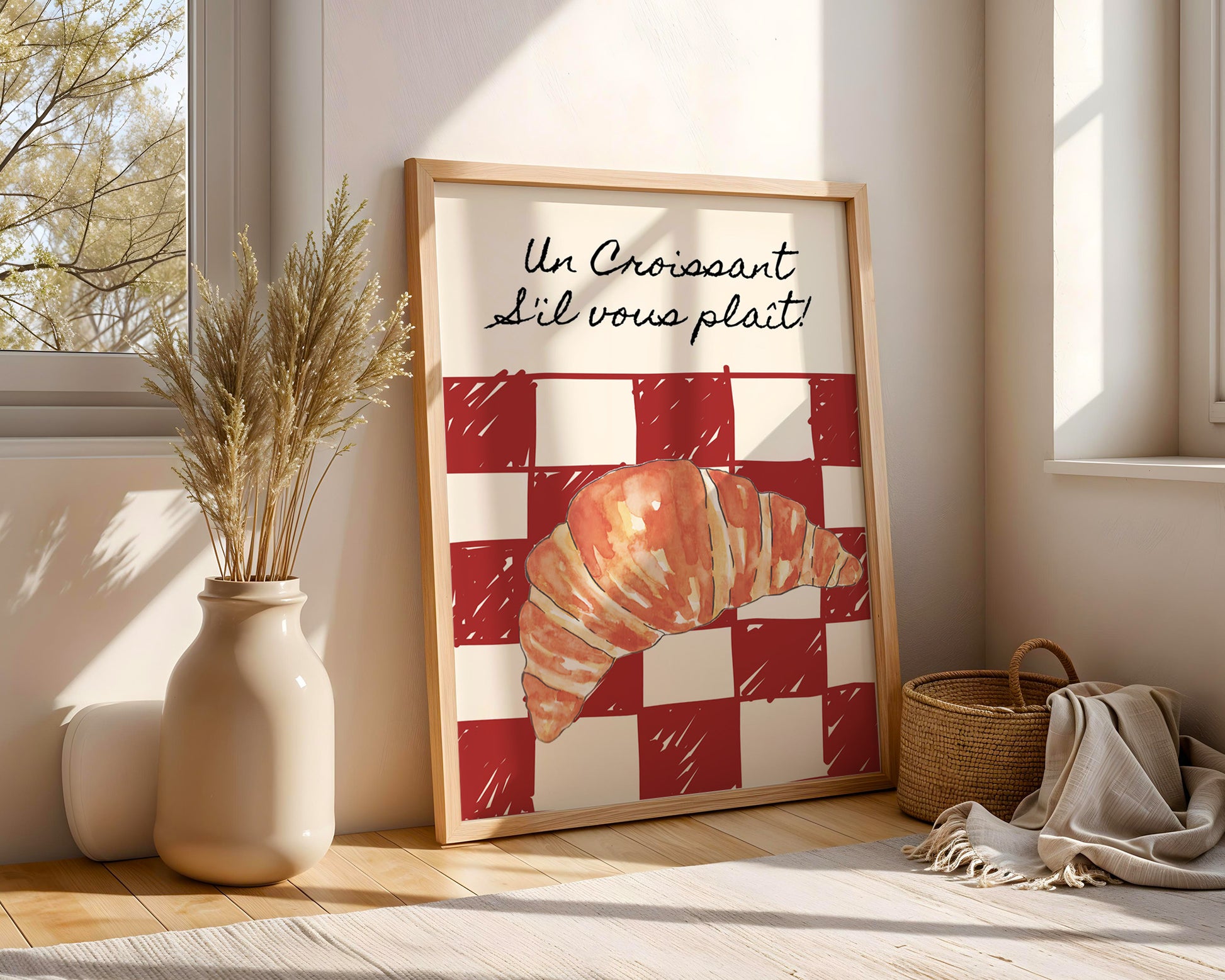 Un Croissant S'il Vous Plait Poster - GroovyGrove