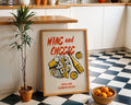 Wine and Cheese Poster - GroovyGrove