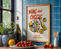 Wine and Cheese Poster - GroovyGrove