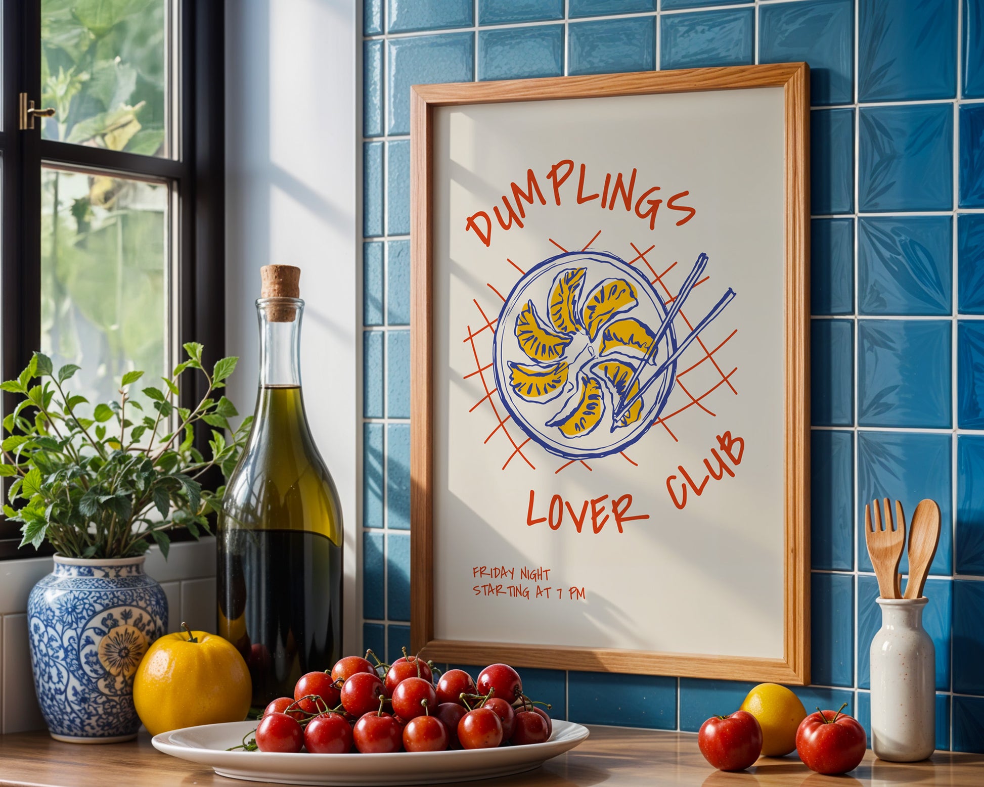 Dumplings Lover Club Poster - GroovyGrove