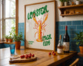 Lobster Lover Club Poster - GroovyGrove