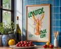 Lobster Lover Club Poster - GroovyGrove