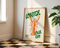 Lobster Lover Club Poster - GroovyGrove