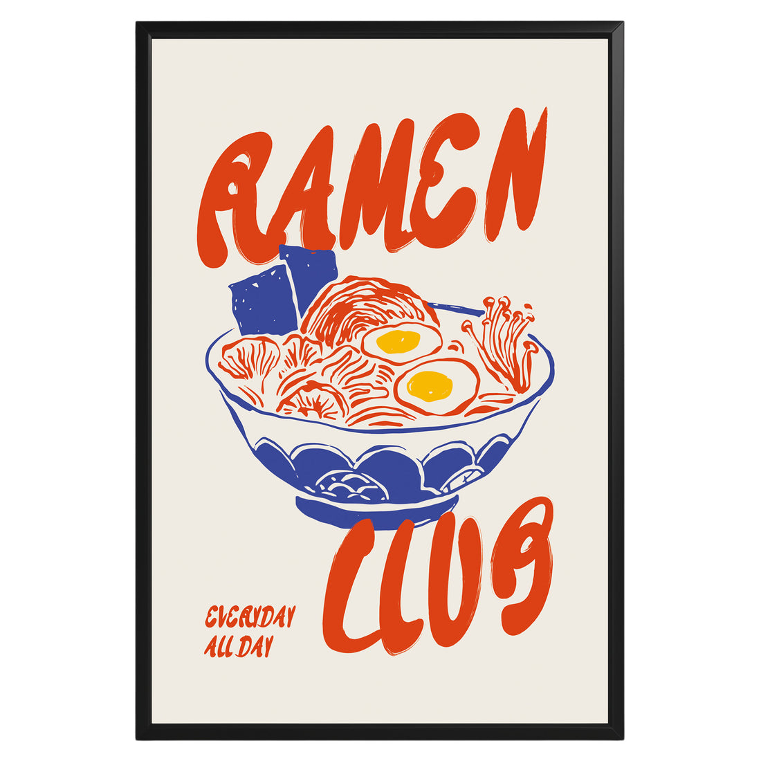 Ramen Club Poster - GroovyGrove