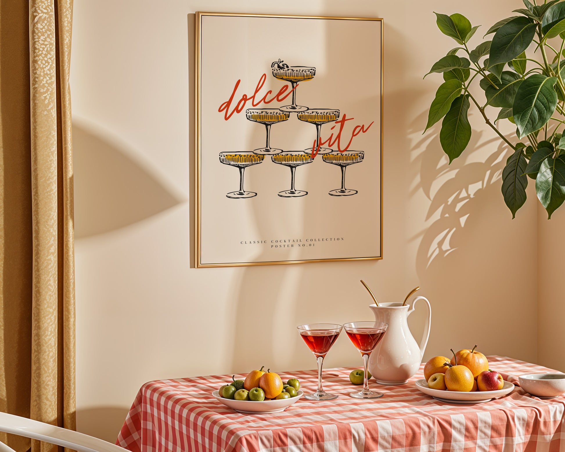 Dolce Vita Cocktail Poster - GroovyGrove