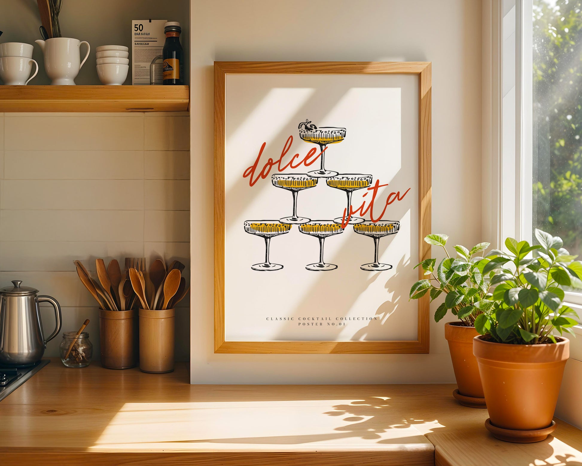 Dolce Vita Cocktail Poster - GroovyGrove