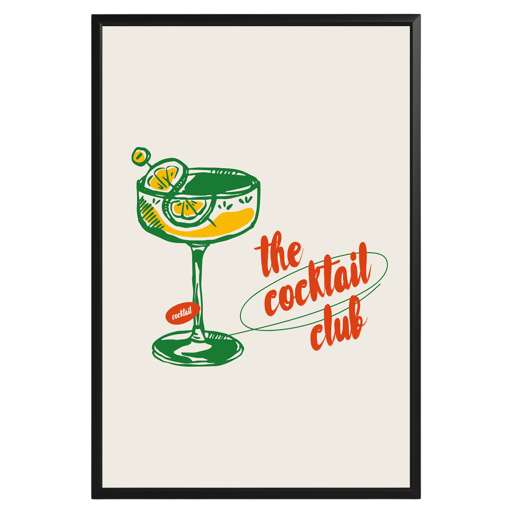 The Cocktail Club Poster - GroovyGrove