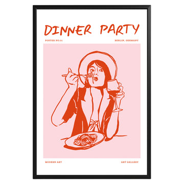 Dinner Party Poster - GroovyGrove