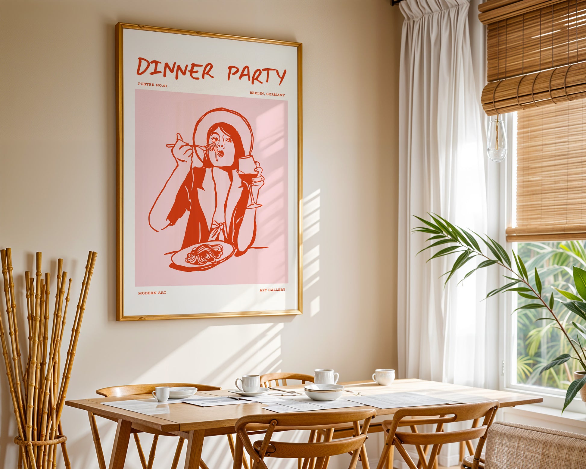 Dinner Party Poster - GroovyGrove