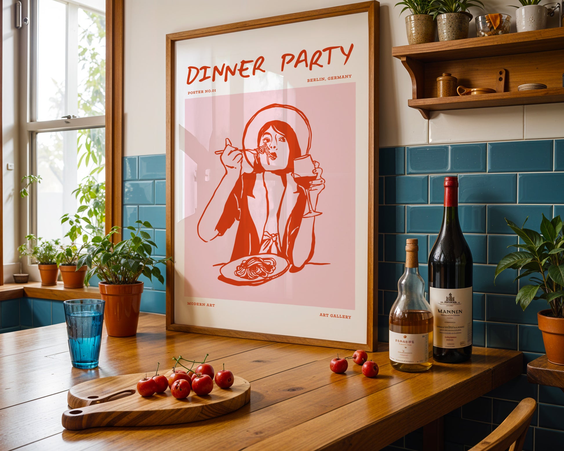 Dinner Party Poster - GroovyGrove