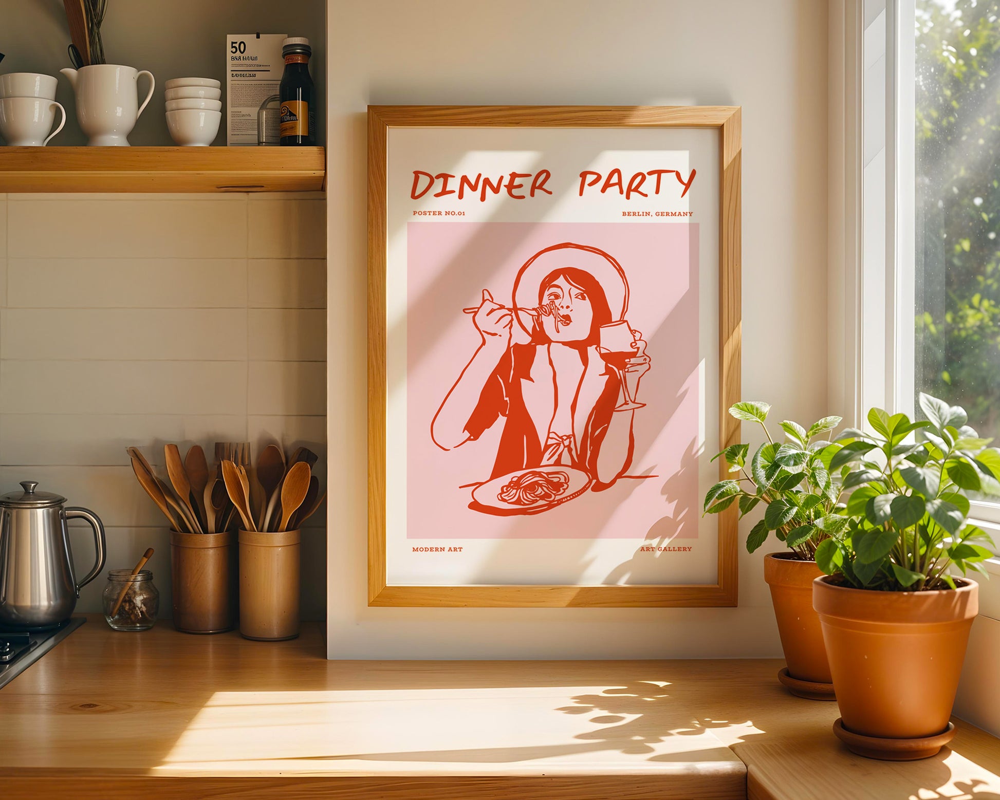 Dinner Party Poster - GroovyGrove