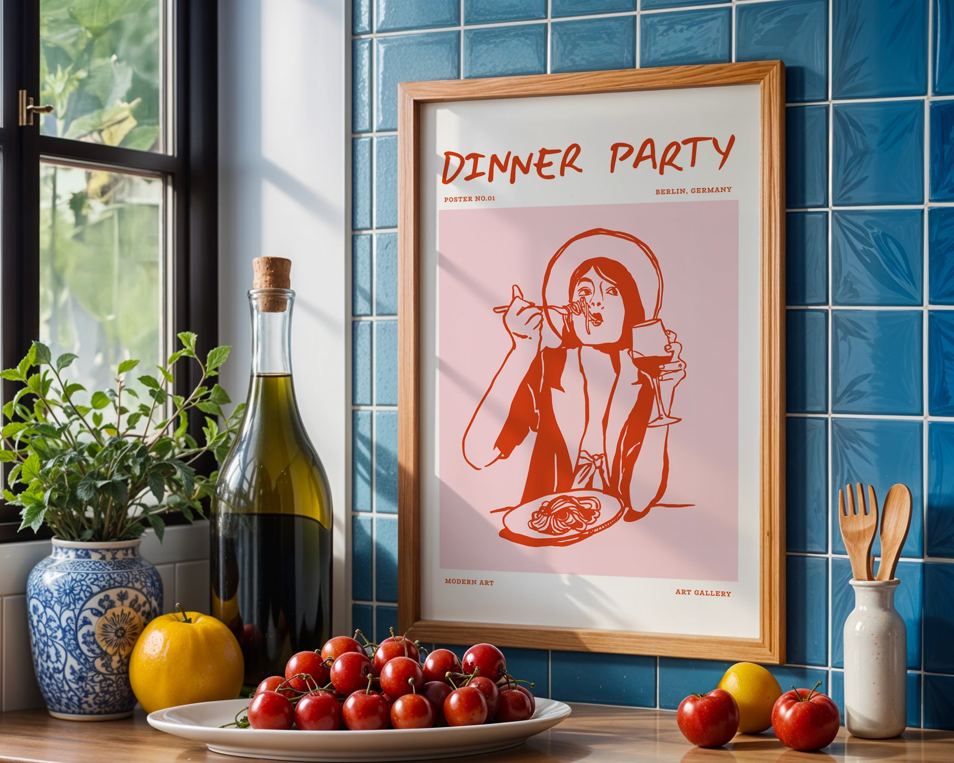 Dinner Party Poster - GroovyGrove