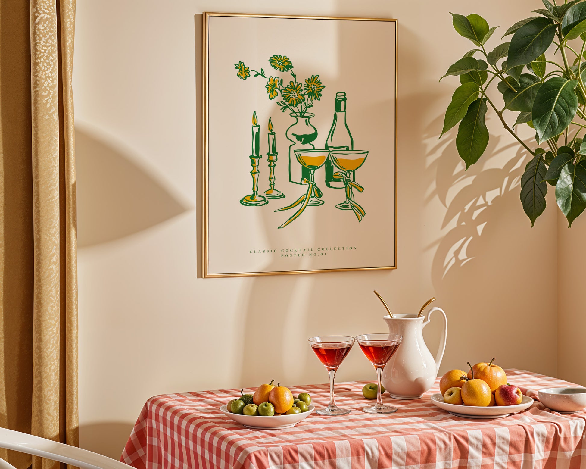 Romantic Wine Poster - GroovyGrove