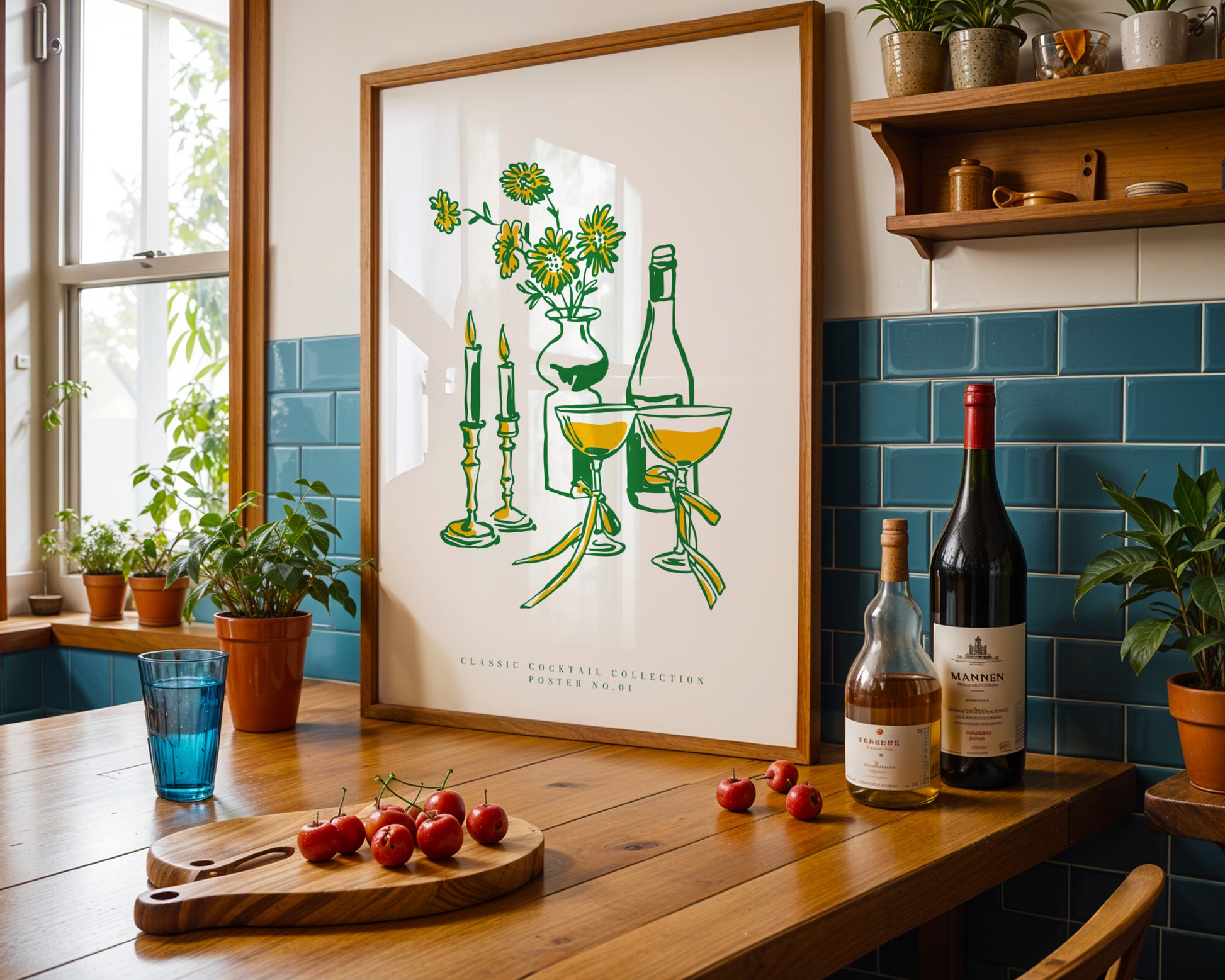 Romantic Wine Poster - GroovyGrove