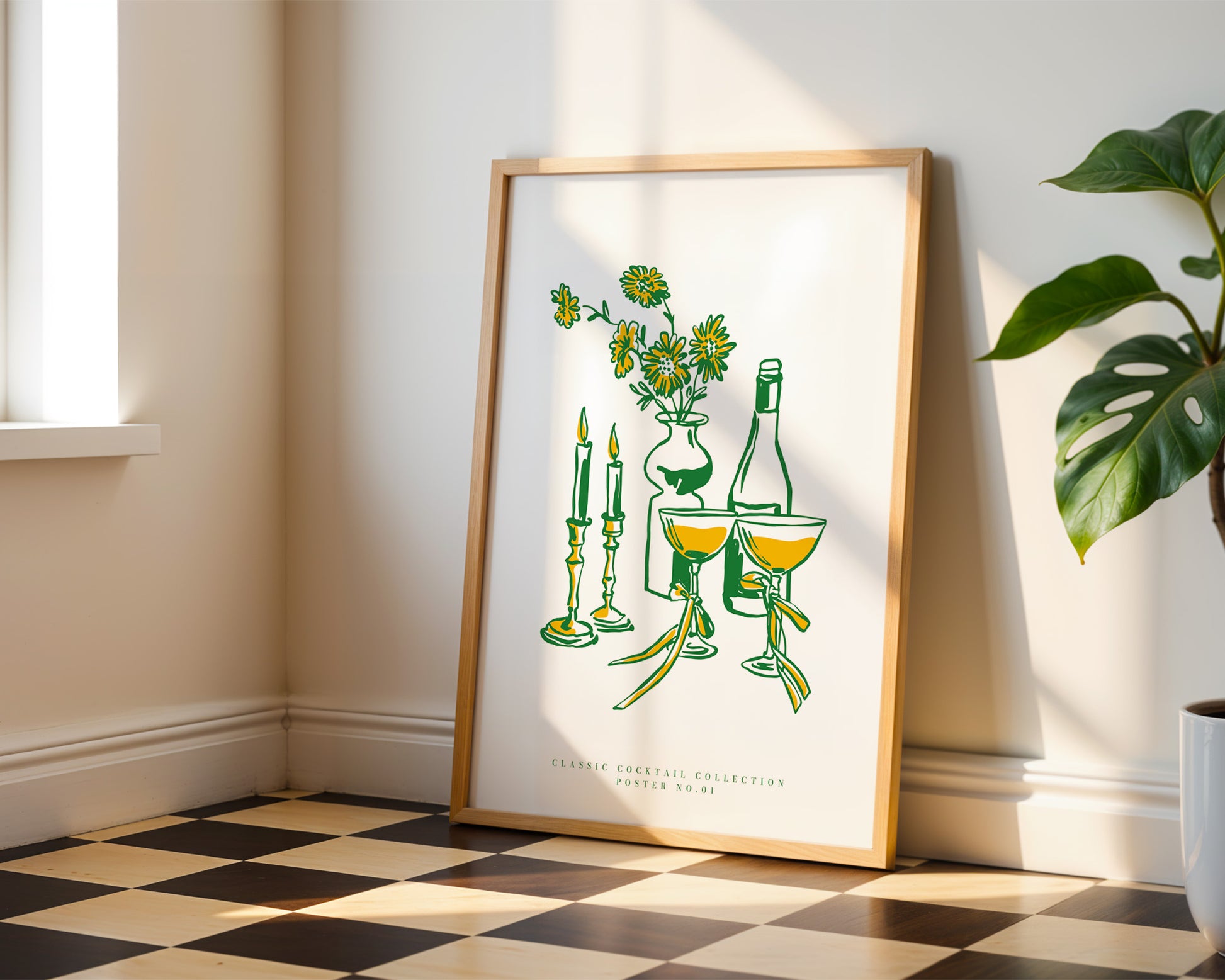 Romantic Wine Poster - GroovyGrove