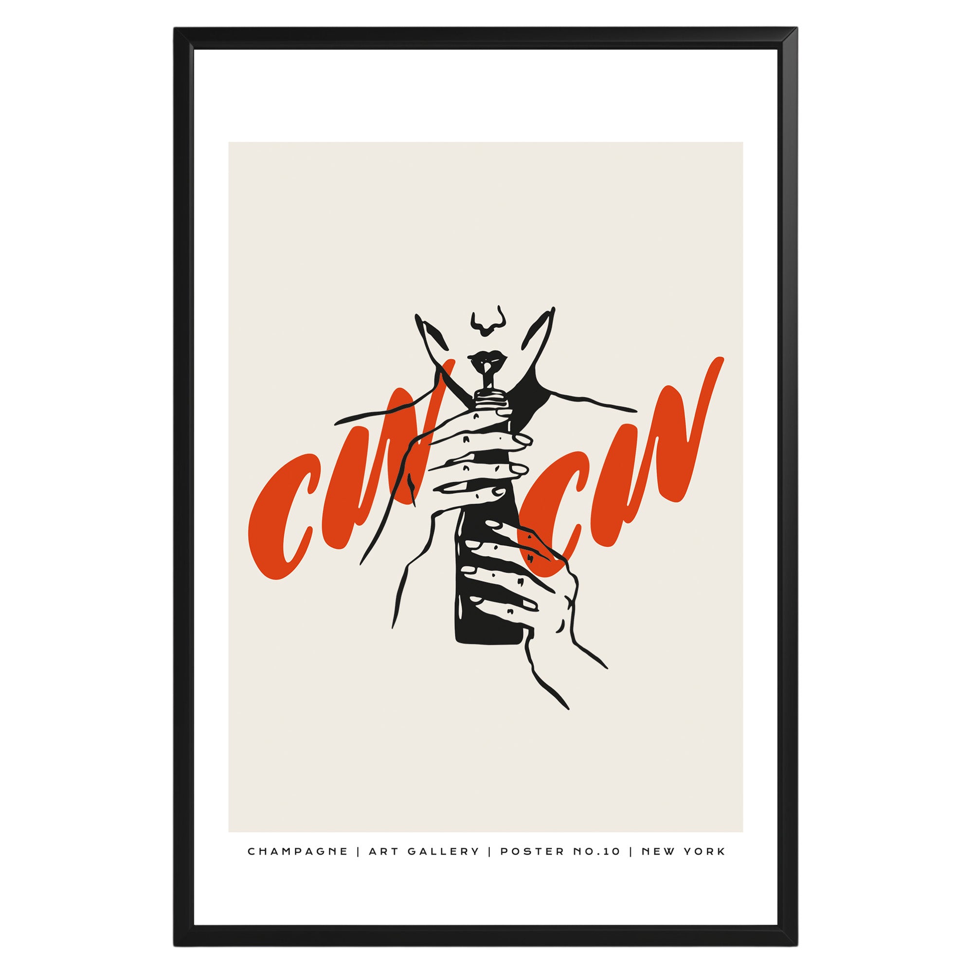 Cin Cin Champagne Poster - GroovyGrove