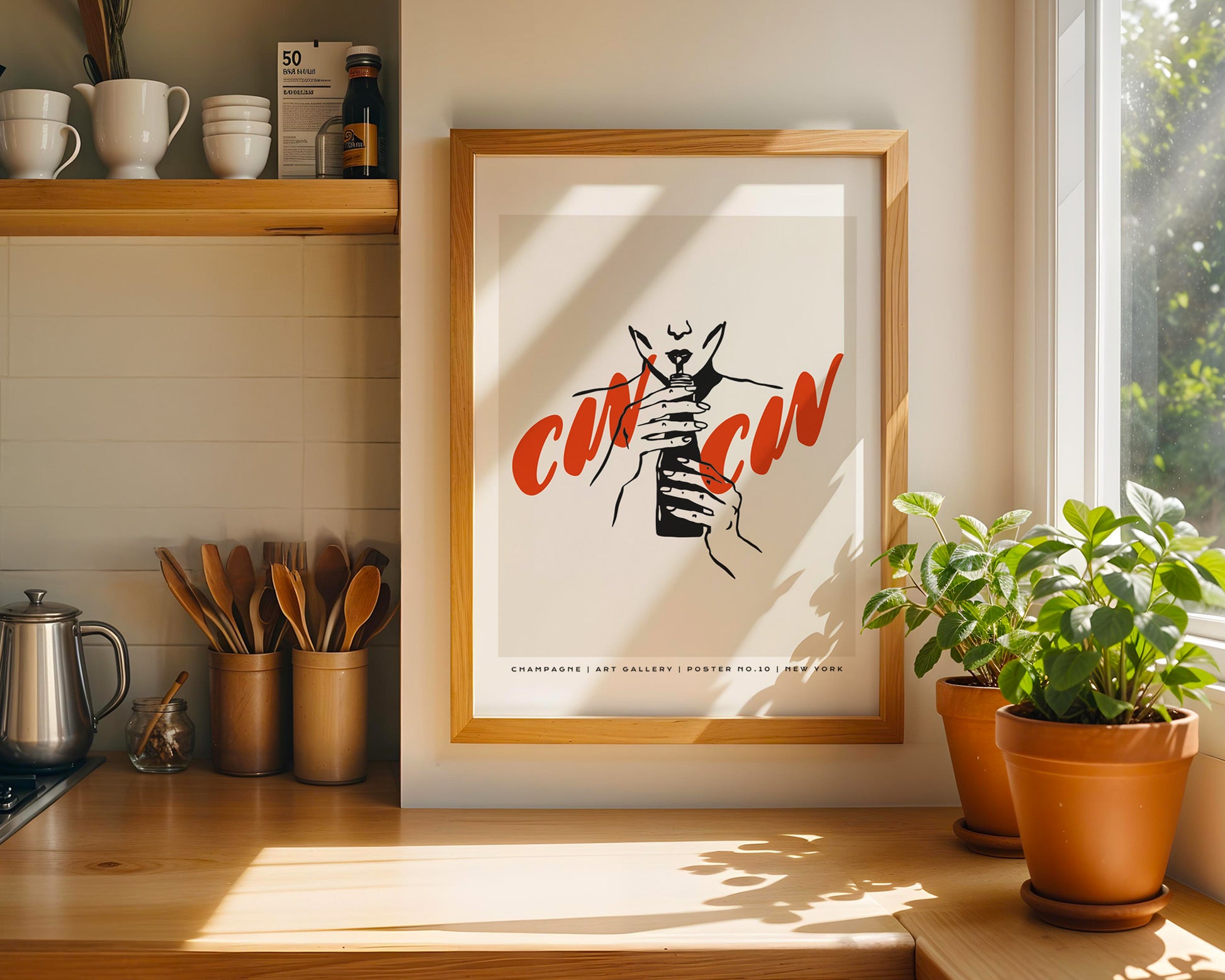 Cin Cin Champagne Poster - GroovyGrove