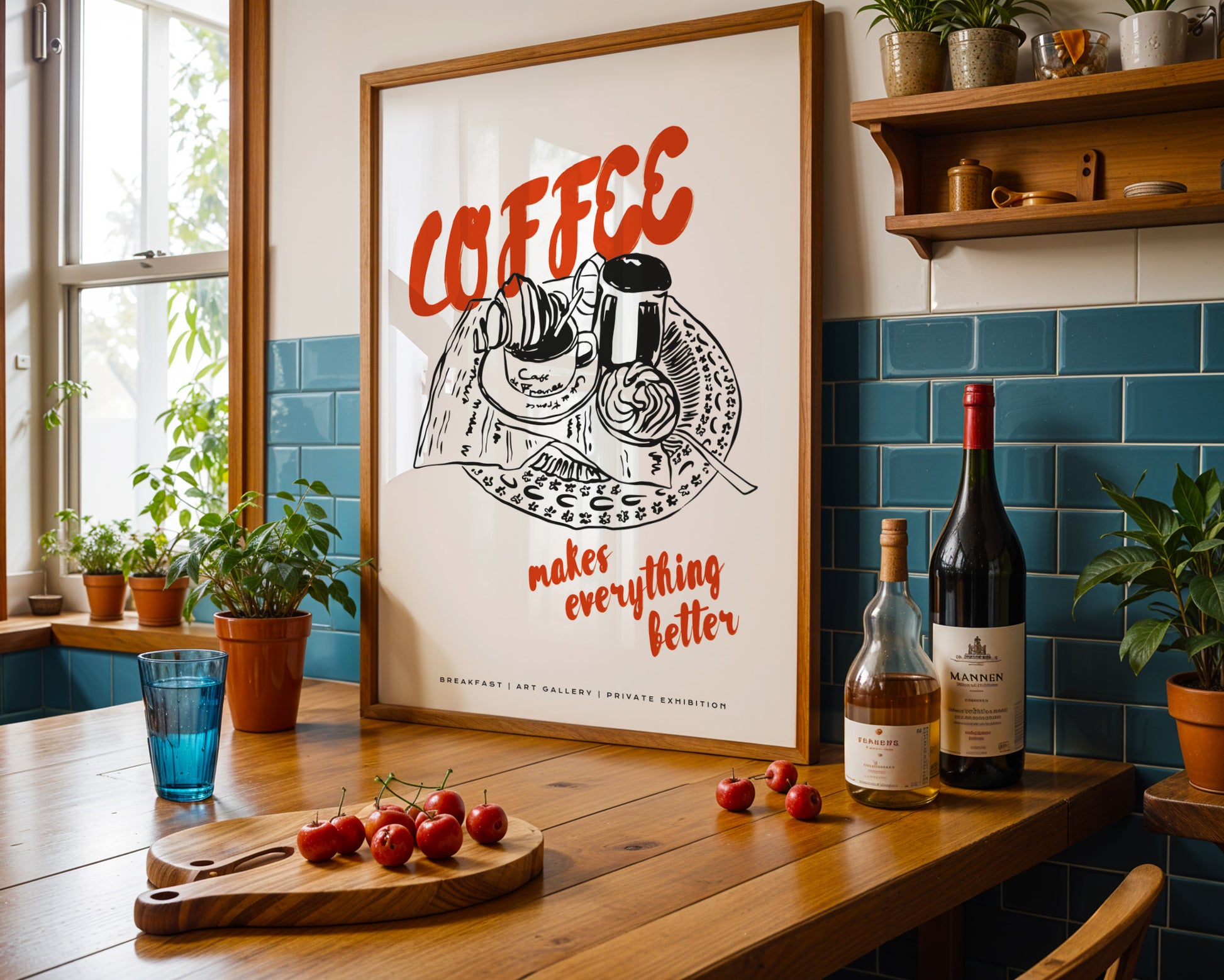 Coffee Makes Everything Better Poster - GroovyGrove