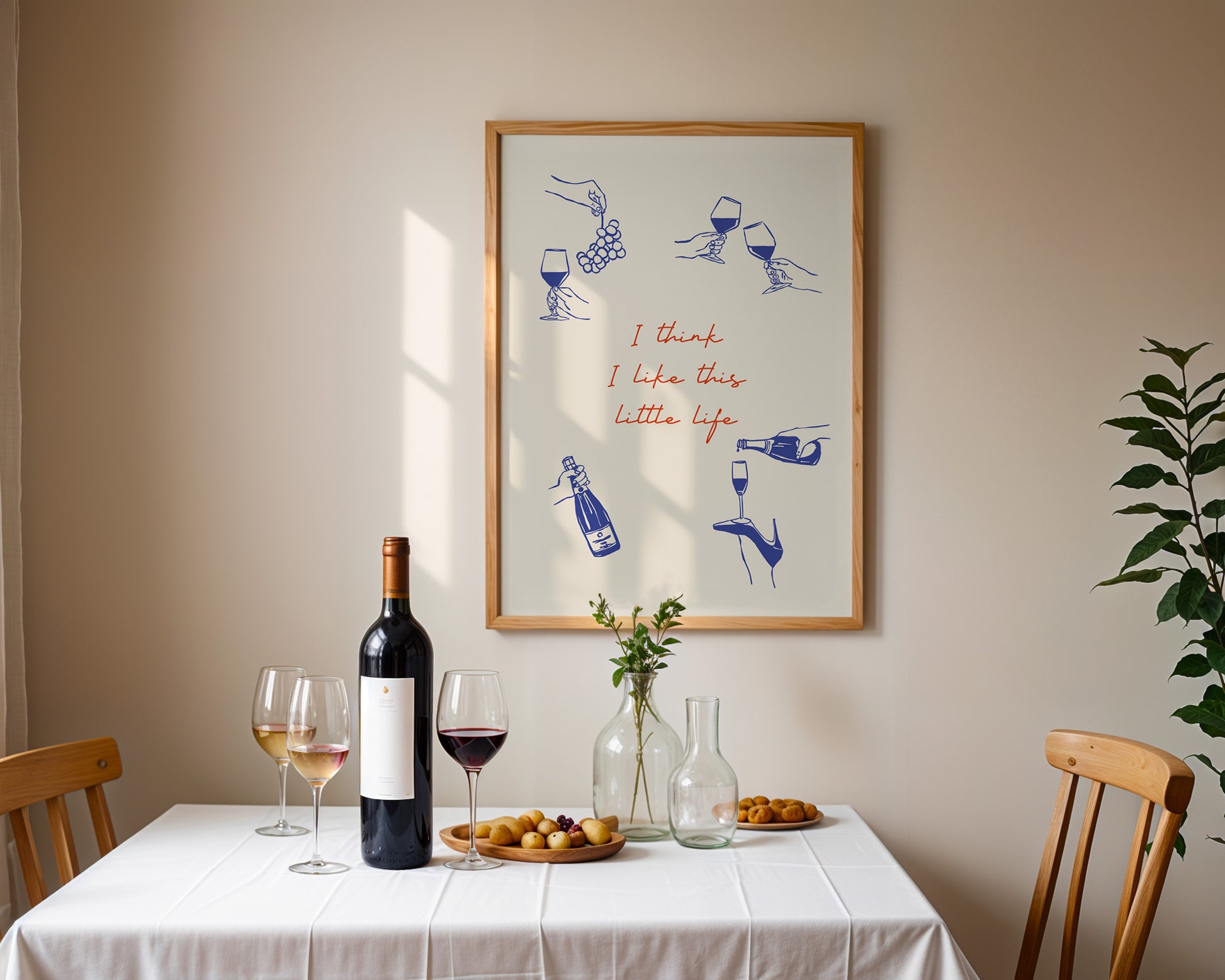 Little Life Wine Poster - GroovyGrove