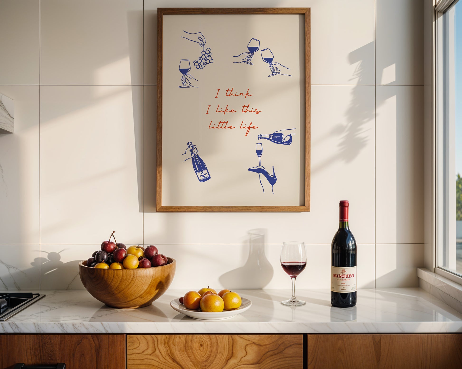 Little Life Wine Poster - GroovyGrove